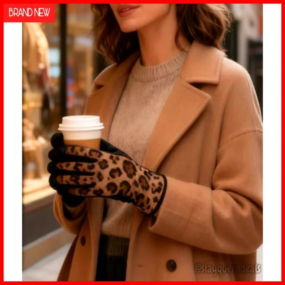 Women's Winter Velvet Gloves Soft Stretch Thermal Warm Cold Weather